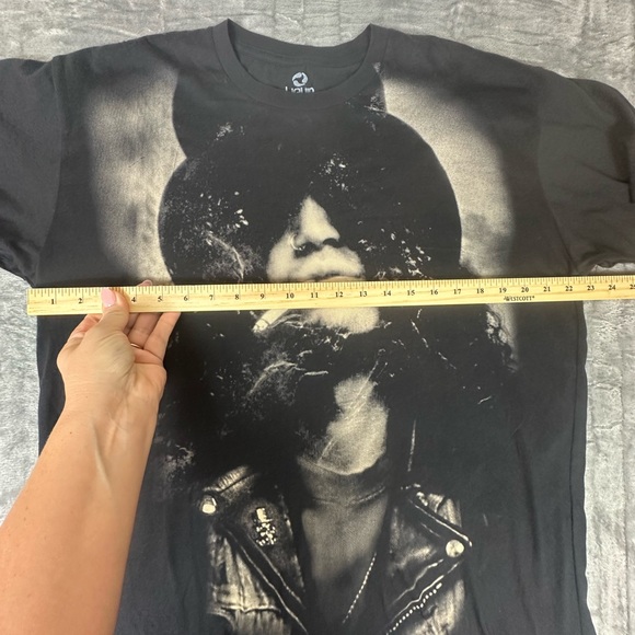 VTG Y2K Slash Guns Roses Graphic T Shirt Liquid Blue 2004 Dik Hayd 100% Cotton - Picture 5 of 8